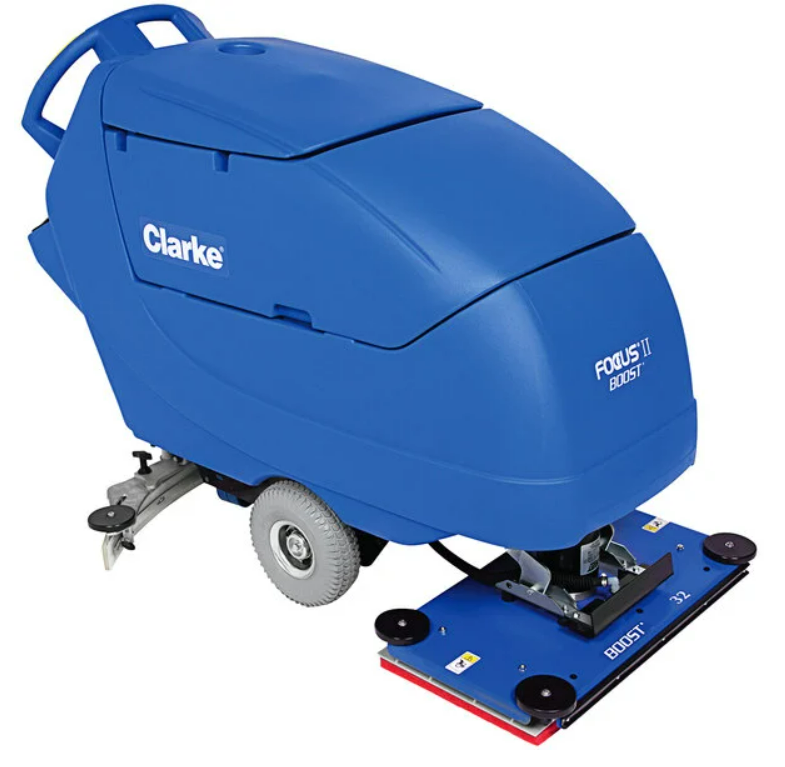 Clarke® FOCUS® II BOOST® Walk-Behind Battery Floor Scrubber - 28" Cleaning Path (05374A)