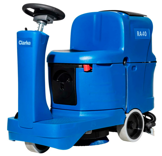 Clarke® RA40 20D Rider Automatic Scrubber - 20", 140 Ah Maintenance-Free Batteries (56384074)