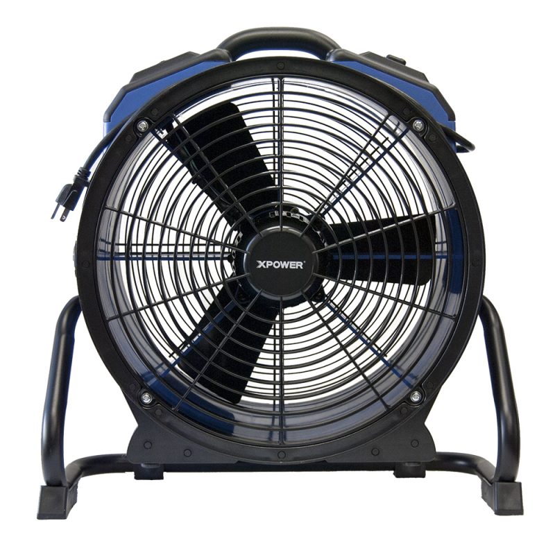 XPOWER X-48ATR Industrial Axial Fan With Timer - Variable Speed, 1/3 HP, 3600 CFM