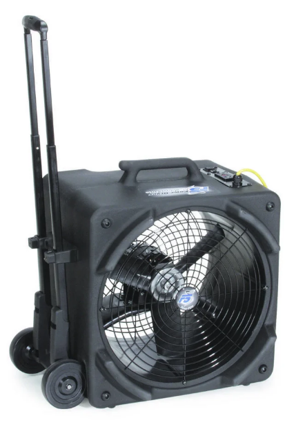Powr-Flite® PDF5DX Axial Floor Dryer With Handle & Wheels - 2 Speed, 1/4 HP, 3000 CFM
