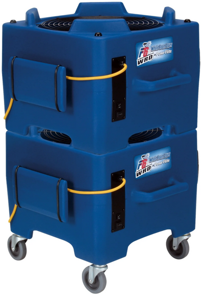 Powr-Flite® PDF6WRD Downdraft Floor Dryer With Handle & Wheels - 2 Speed, 1/4 HP, 3500 CFM