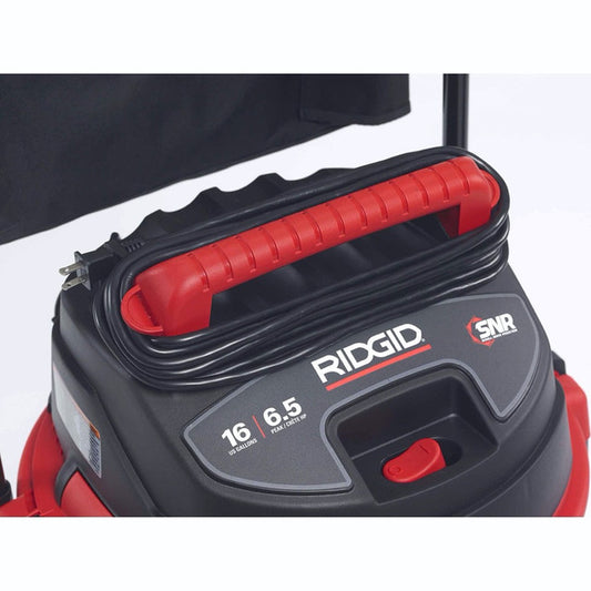 RIDGID 1610RV Wet/Dry Vac, 16 Gal, Stainless Steel