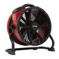 XPOWER X-39AR Sealed Motor Axial Air Mover, Blower, Fan w/ Power Outlets - 1/4 HP, 2100 CFM, Variable Speed