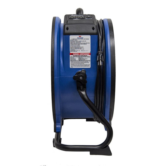 XPOWER X-48ATR Industrial Axial Fan With Timer - Variable Speed, 1/3 HP, 3600 CFM