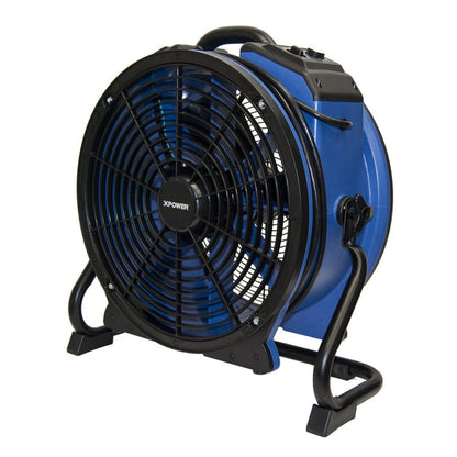 XPOWER X-48ATR Industrial Axial Fan With Timer - Variable Speed, 1/3 HP, 3600 CFM